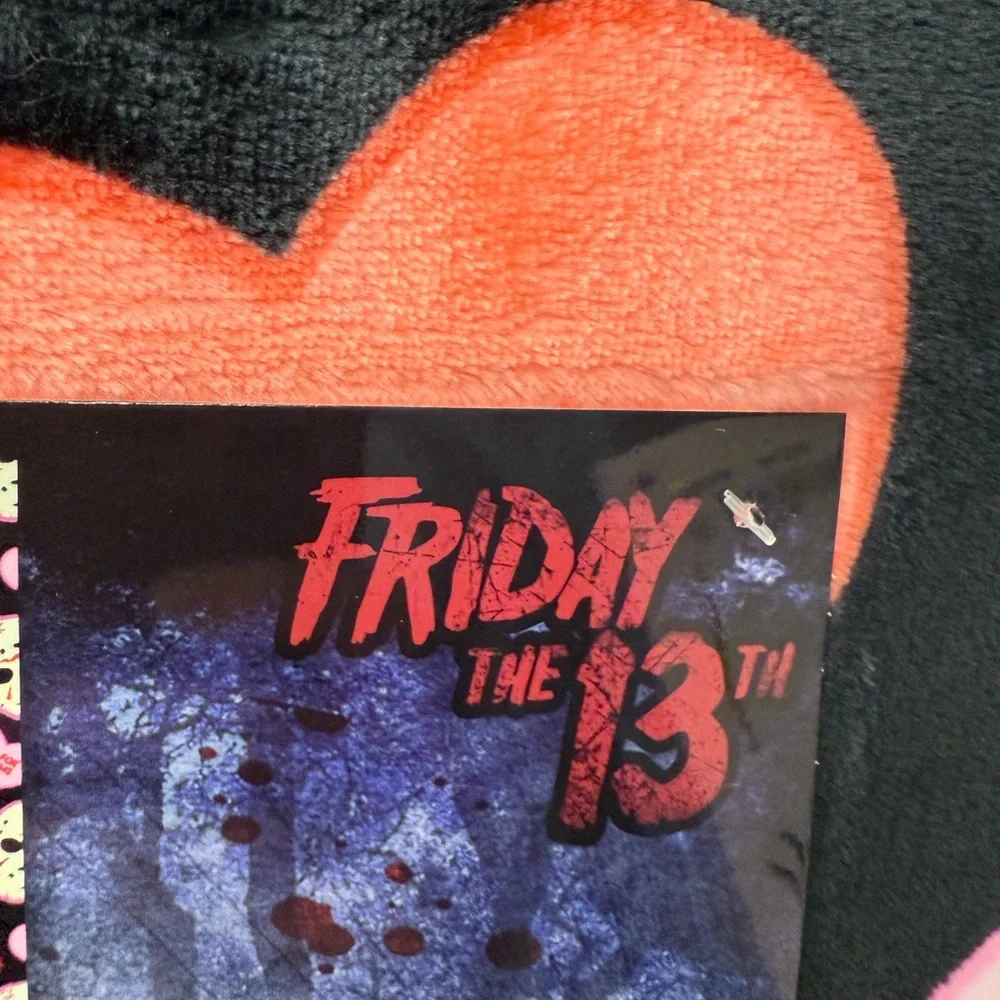 Friday The 13th Jason Anti-Valentines Horror-Themed Throw Blanket